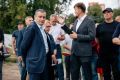 Губернатор Курской области Александр Хинштейн проинспектировал работы по развитию парка «Боева дача» в Курске