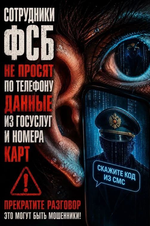 Федеральная служба безопасности России официально заявляет об участившихся попытках вербовки и хищения средств у граждан через звонки в мессенджерах Федеральная служба безопасности России официально заявляет об участившихся попытках вербовки и хищения средств у граждан через звонки в мессенджерах