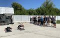 В День государственного флага России и годовщины Курской битвы осужденные УФИЦ при ИК-3 состязались в силе и ловкости