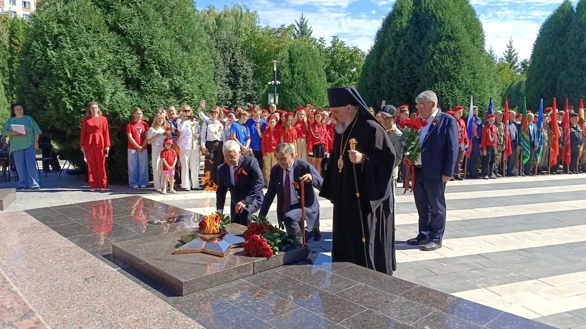 В Железногорске 23 августа зажгли Вечный огонь В Железногорске 23 августа зажгли Вечный огонь