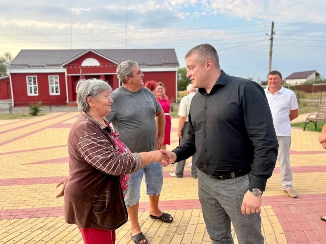 Глава Курского района Сергей Курносов совершил рабочий выезд в Рышковский сельсовет