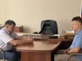 Сегодня утром Глава Льговского района Сергей Коростелев провел встречу с главным врачом Льговской ЦРБ Котовым Евгением Михайловичем