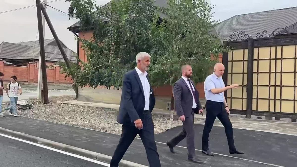 В Сунже завершено благоустройство переулка Калинина