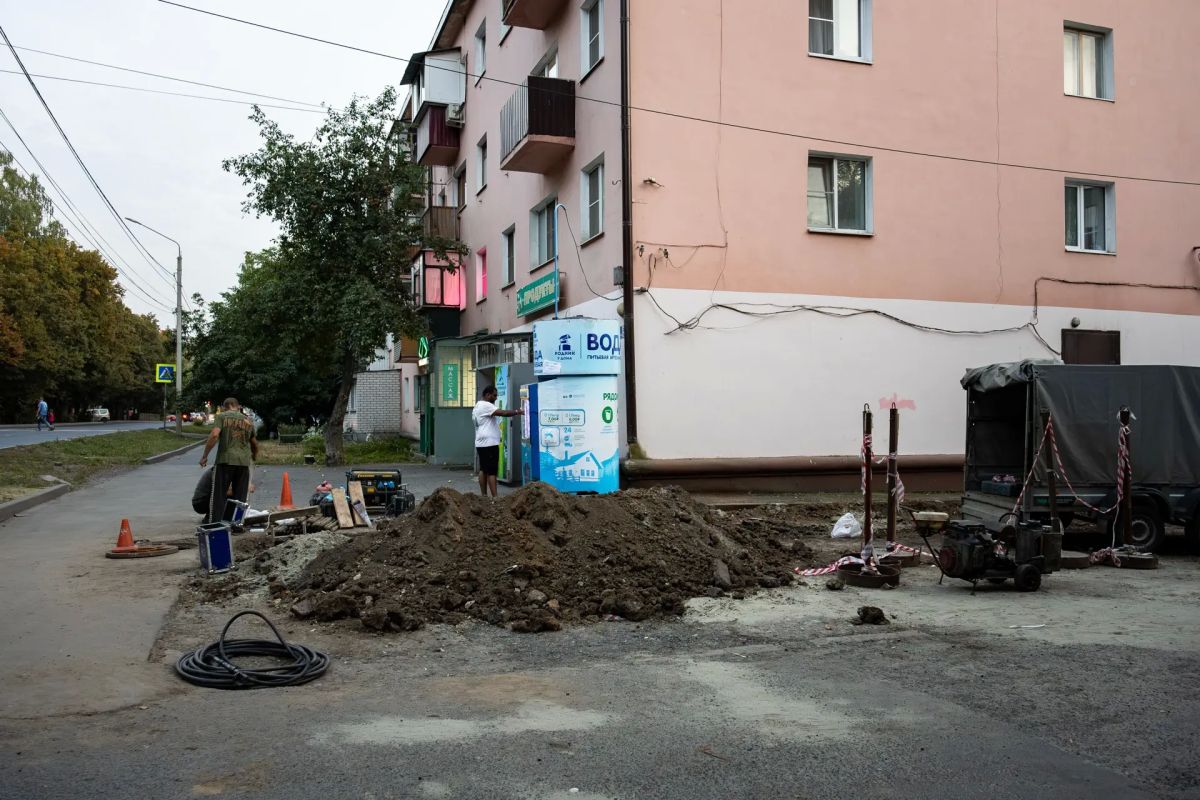 На улице Школьной завершены работы на водопроводе На улице Школьной завершены работы на водопроводе