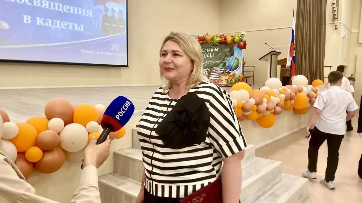 В школе № 23 юных курян посвятили в кадеты В школе № 23 юных курян посвятили в кадеты
