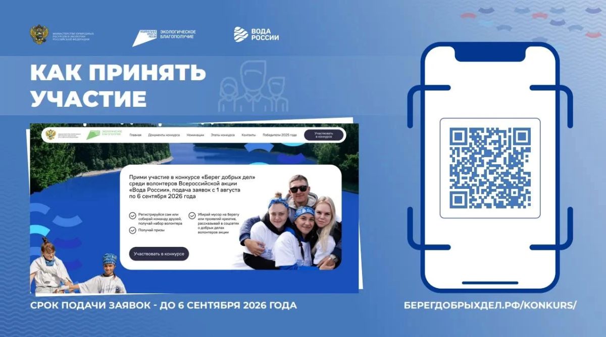 Министерства природных ресурсов и экологии Российской Федерации Министерство природных ресурсов Курской области сообщает, что в рамках реализации федерального проекта «Вода России» национального проекта «Экологическое... Министерства природных ресурсов и экологии Российской Федерации Министерство природных ресурсов Курской области сообщает, что в рамках реализации федерального проекта «Вода России» национального проекта «Экологическое...