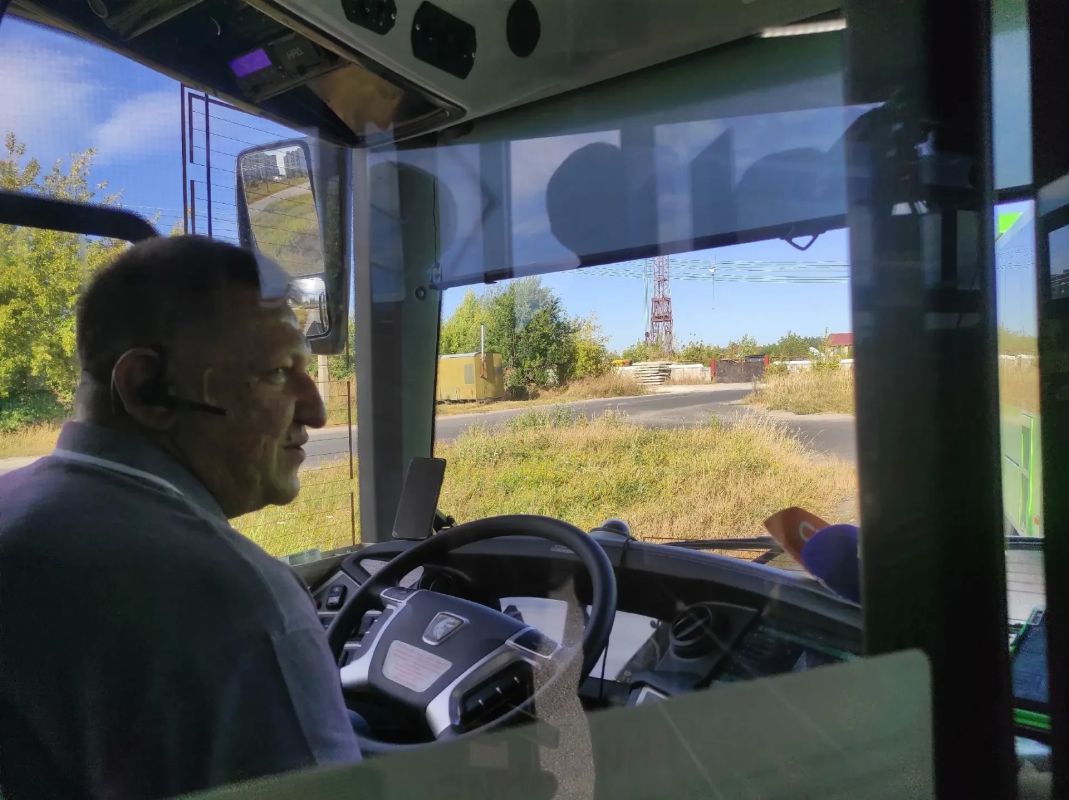 В Курске тестируют новый автобус В Курске тестируют новый автобус
