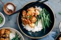 Хрустящая курица в медовом соусе без фритюра
