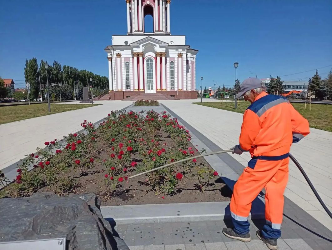 В парке «Патриот» продолжаются уходовые мероприятия В парке «Патриот» продолжаются уходовые мероприятия