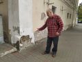 В Курске со здания на улице Дубровинского, 2 исчезла чугунная табличка, фиксировавшая уровень воды во время половодья реки Тускари в 1970 году
