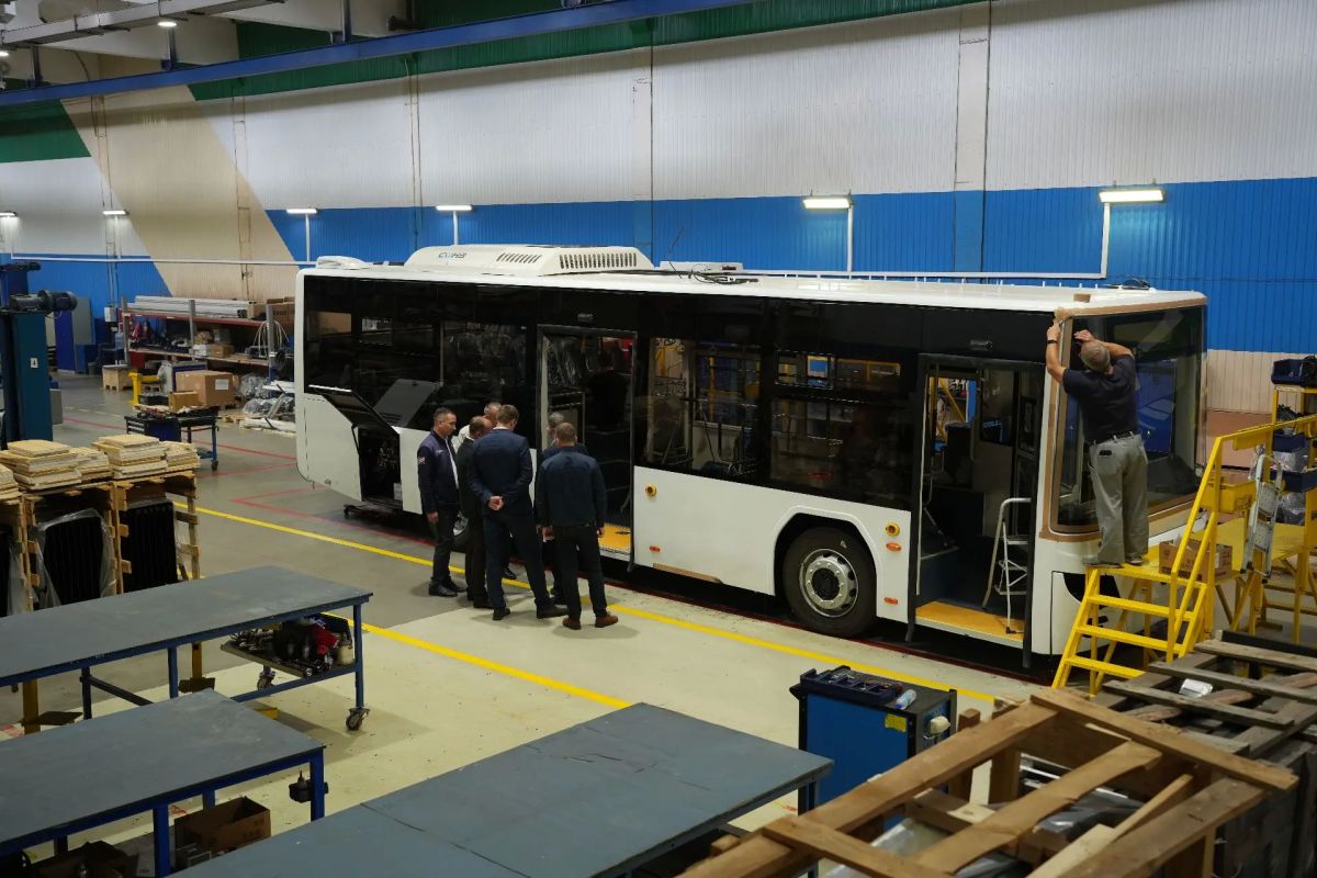 Курская делегация ознакомилась с производством газомоторных автобусов в Набережных Челнах