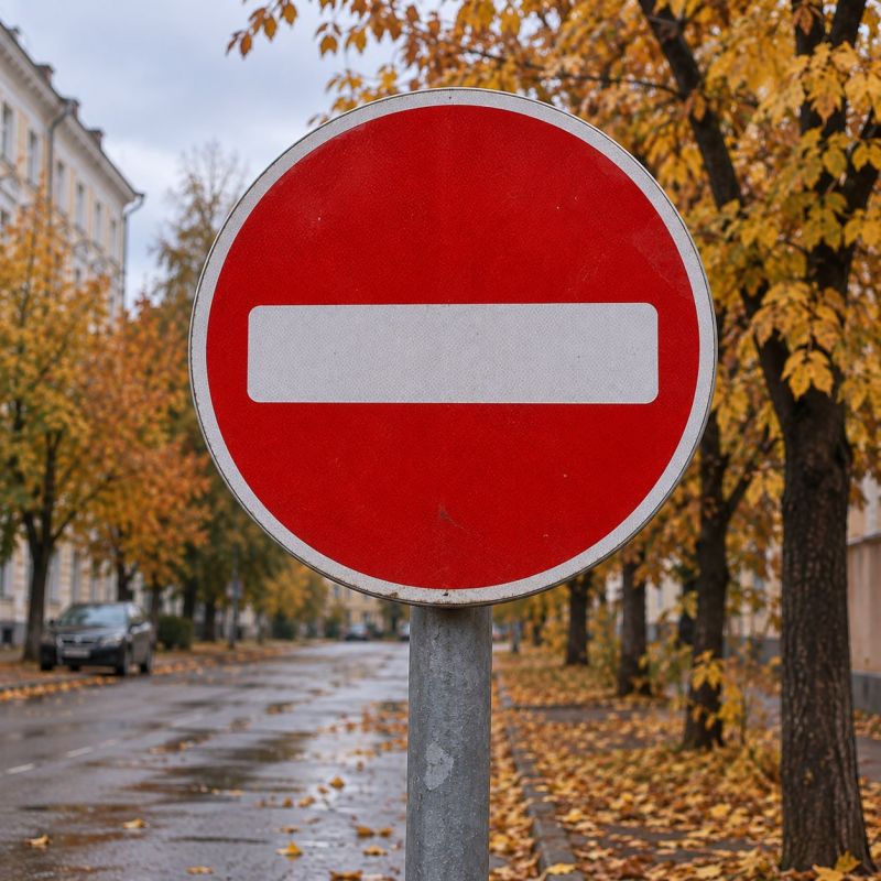 В Курске временно прекратили автомобильное движение по улице Павлуновского на участке от улицы Дзержинского до улицы Большевиков