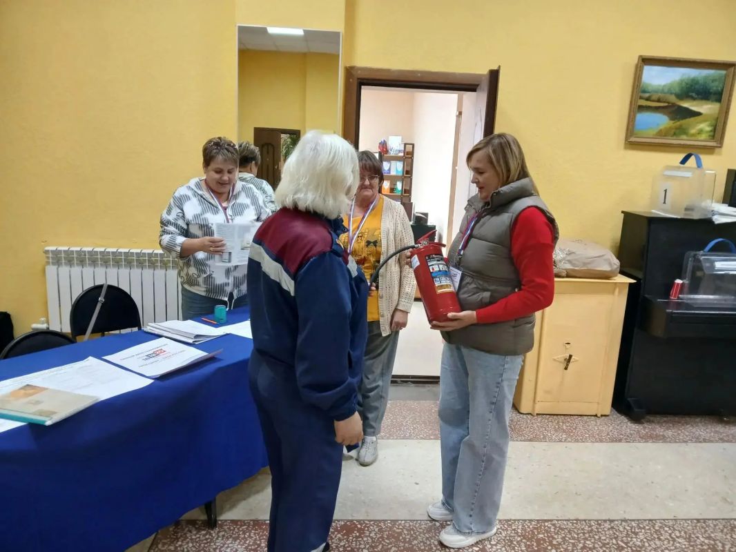 В Курском районе оценивается пожарная безопасность избирательных участков В Курском районе оценивается пожарная безопасность избирательных участков