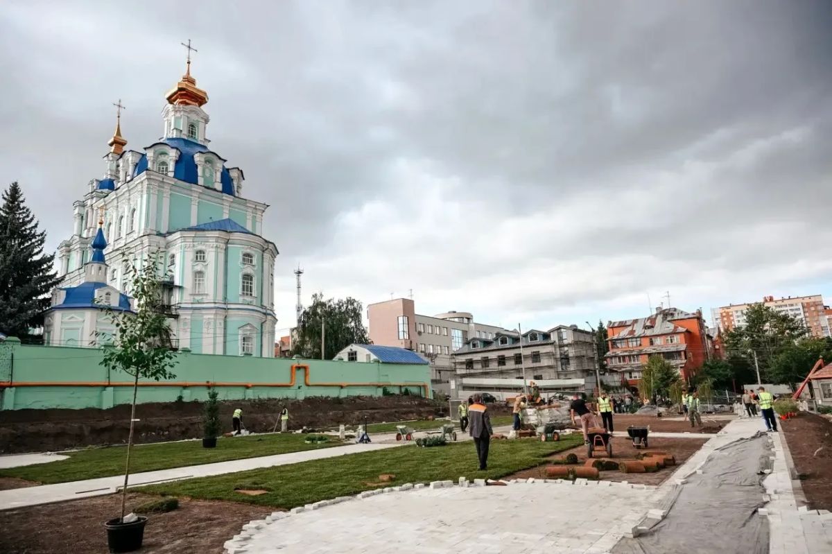 Три новых сквера и променад на реке Тускарь откроют ко Дню города в Курске Три новых сквера и променад на реке Тускарь откроют ко Дню города в Курске