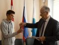 Игорь Корпунков: Еще один житель Курчатова из числа детей-сирот и детей, оставшихся без попечения родителей, получил ключи от собственной квартиры