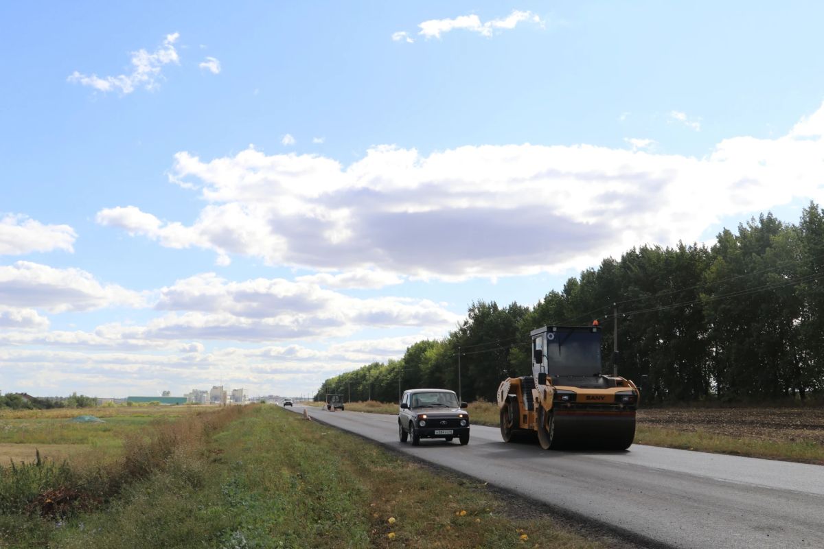 В Касторенском районе ведут ремонт участка автомобильной дороги Курск-Борисоглебск — Касторное — граница Липецкой области