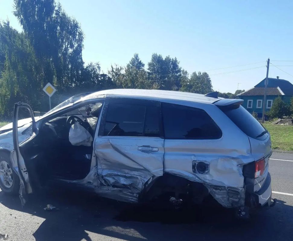 Пожарные на ДТП в с. Громашовка Железногорского района Пожарные на ДТП в с. Громашовка Железногорского района
