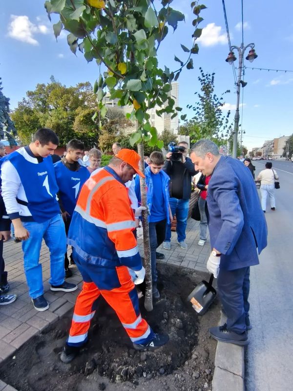 В Курске продолжают благоустраивать улицу Ленина В Курске продолжают благоустраивать улицу Ленина