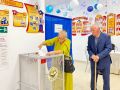 Голосуем всей семьёй!. Сегодня свой гражданский долг выполнила семейная пара — Лепехин Александр Алексеевич и Лепехина Галина Николаевна