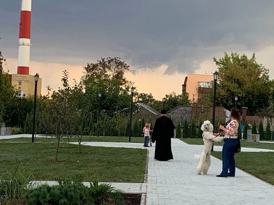 В центре Курска появился Серафимовский сад В центре Курска появился Серафимовский сад