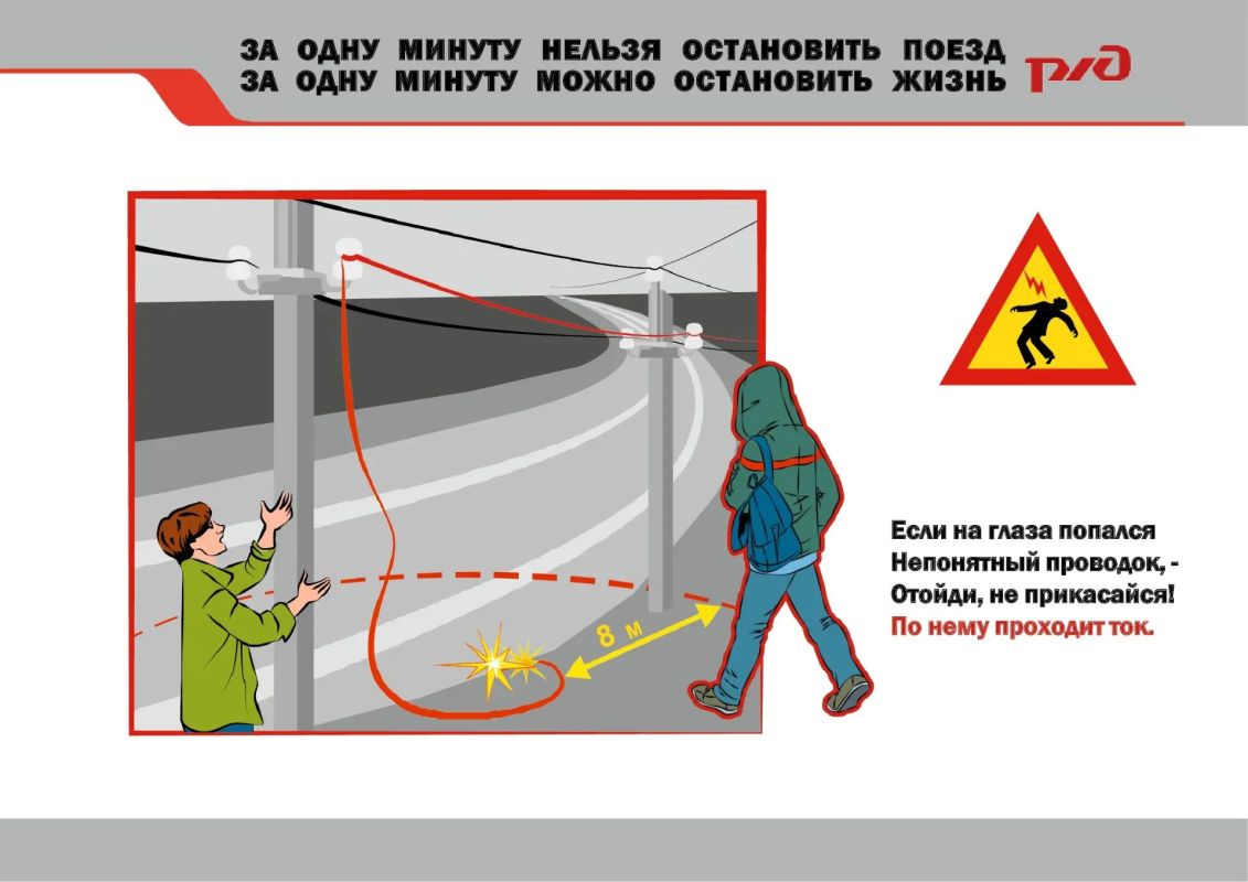 Продолжаем информировать граждан о важных мерах безопасности на железной дороге! Продолжаем информировать граждан о важных мерах безопасности на железной дороге!