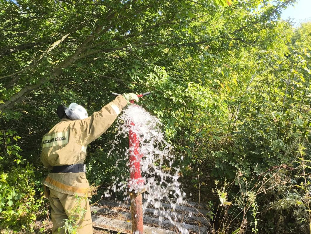 Проверка наружного противопожарного водоснабжения на территории Медвенского и Обоянского районов Проверка наружного противопожарного водоснабжения на территории Медвенского и Обоянского районов