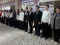 Новая учебная неделя 21 сентября 2026 года в Лицее №3 началась традиционно с торжественного выноса флага и исполнения гимна Российской Федерации