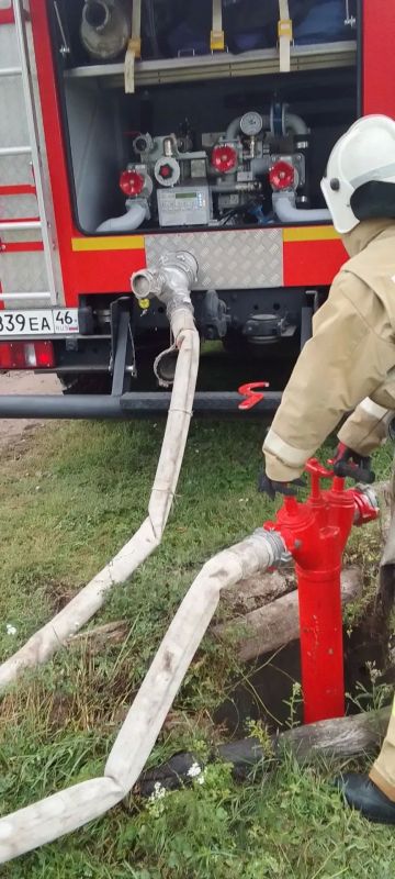 Проверка пожарного водоснабжения и профилактический рейд в Фатежском районе Проверка пожарного водоснабжения и профилактический рейд в Фатежском районе