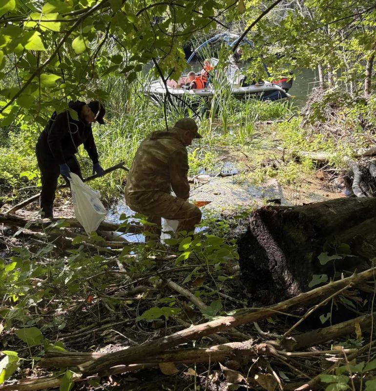 На реке Сейм прошла акция «Вода России» На реке Сейм прошла акция «Вода России»