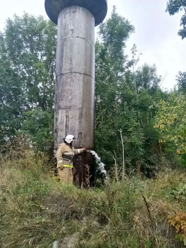 Проверка пожарного водоснабжения в Обоянском и Железногорском районах Проверка пожарного водоснабжения в Обоянском и Железногорском районах