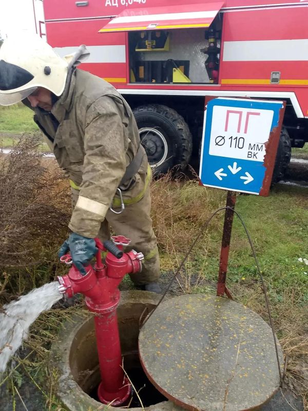 Осенние проверки противопожарного водоснабжения в районах области продолжаются Осенние проверки противопожарного водоснабжения в районах области продолжаются