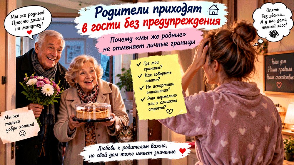 Когда границы становятся дымчатыми: как неопознанные визиты родителей могут нарушить личное пространство