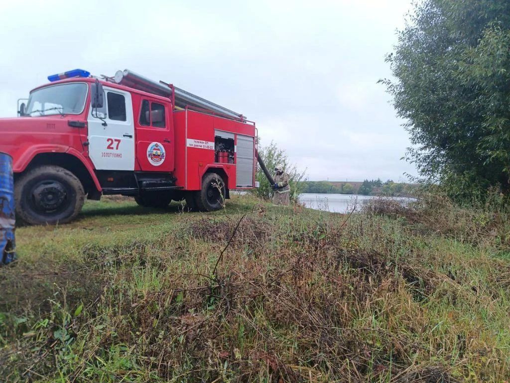 Проверка пожарного водоснабжения в Золотухинском районе Проверка пожарного водоснабжения в Золотухинском районе