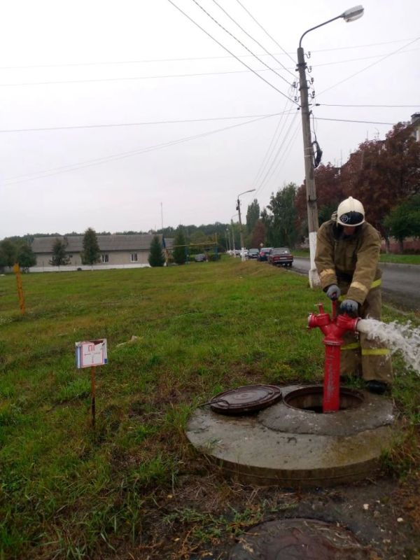 Проверка пожарного водоснабжения в Золотухинском районе Проверка пожарного водоснабжения в Золотухинском районе