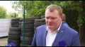 В Курске стартовала акция по сбору автомобильных покрышек
