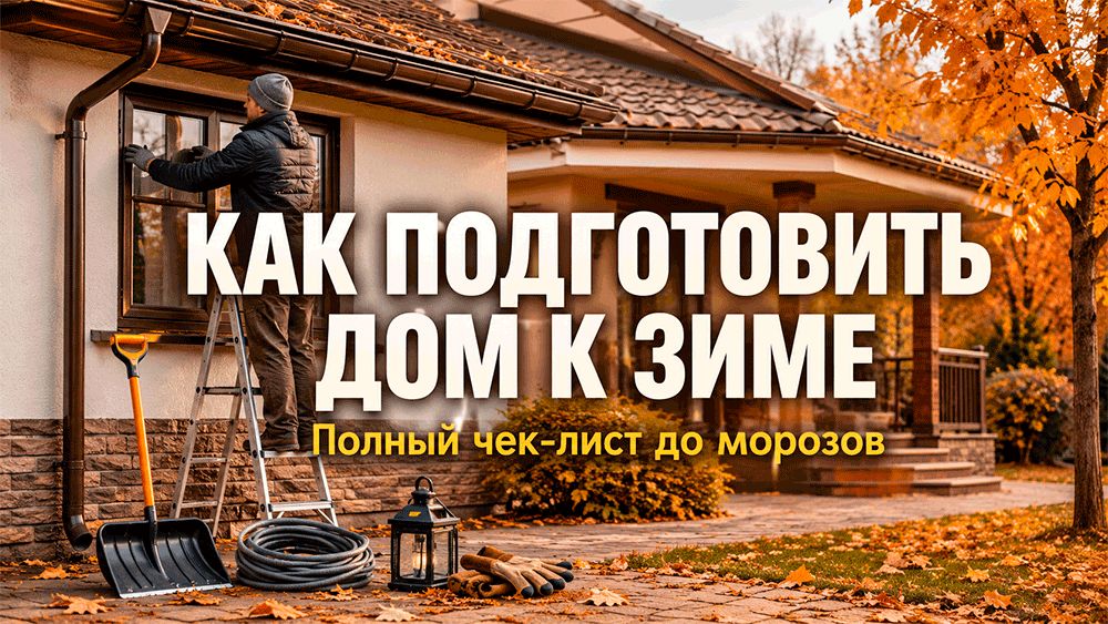 Как подготовить дом к зиме: идеальный чек-лист для владельцев