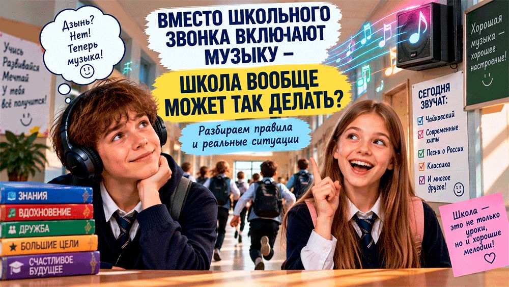 Когда музыка заменяет звонок: новое школьное правило или просто эксперимент?