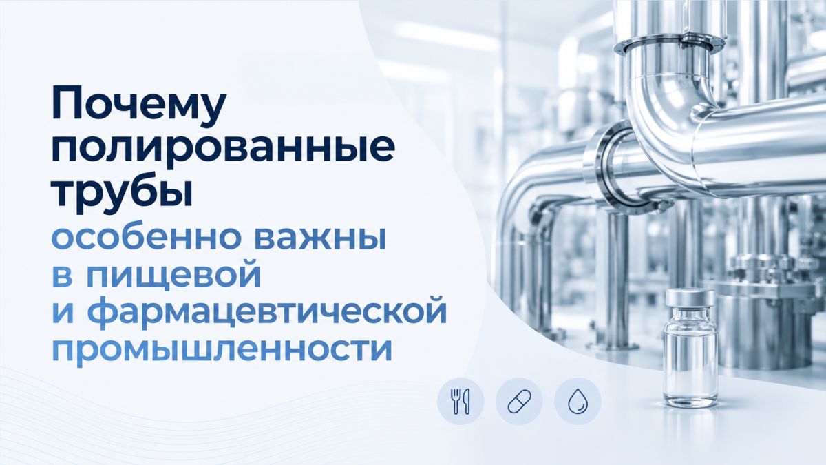 Как полированные трубы меняют правила игры в пищевой и фармацевтической отраслях