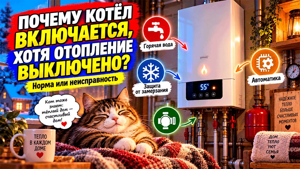 Почему котел может включаться, когда отопление выключено: важные аспекты и причины