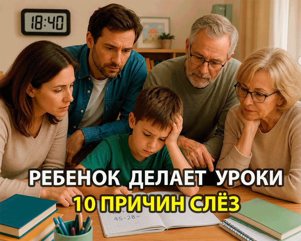 Когда слезы на уроках – не лень: 10 причин, что стоит знать родителям