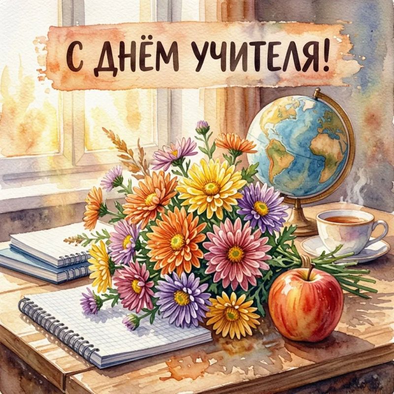 С Днём учителя, дорогие педагоги!