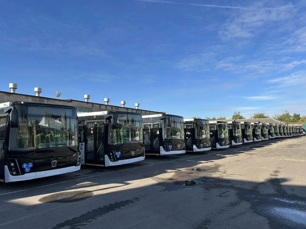 22 новых автобуса большого класса поступили в Курск