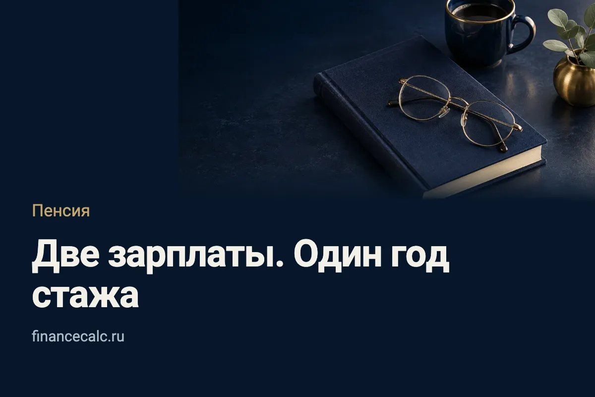 Как работают пенсионные баллы при двух работах: что нужно знать