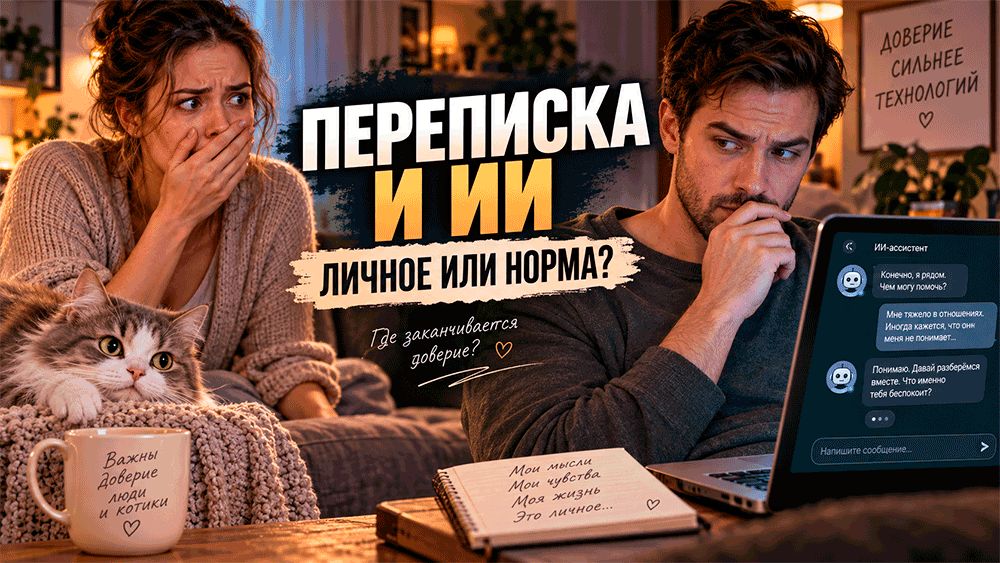 Нейросеть в ваших отношениях: границы личной переписки