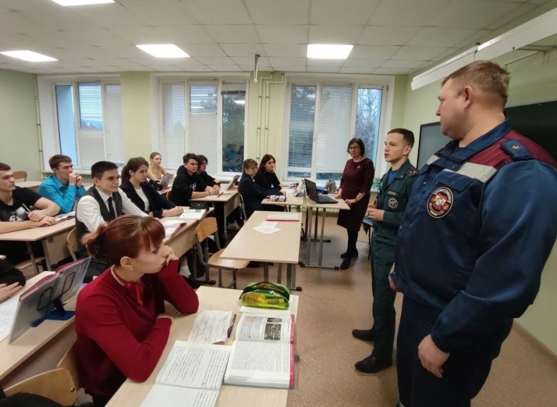 Проведение Всероссийского открытого урока в школах в Солнцевском районе