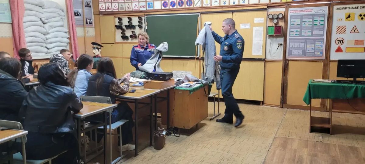 Урок по ГО в социально-аграрном техникуме в Тимском районе Урок по ГО в социально-аграрном техникуме в Тимском районе