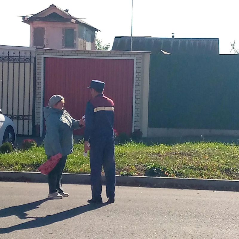 Жителям Фатежа напомнили о пожарной безопасности