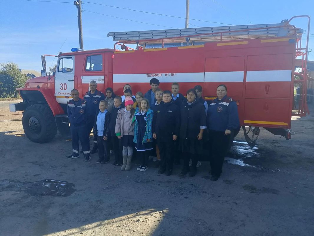 Экскурсия в ПЧ Конышевского района Экскурсия в ПЧ Конышевского района