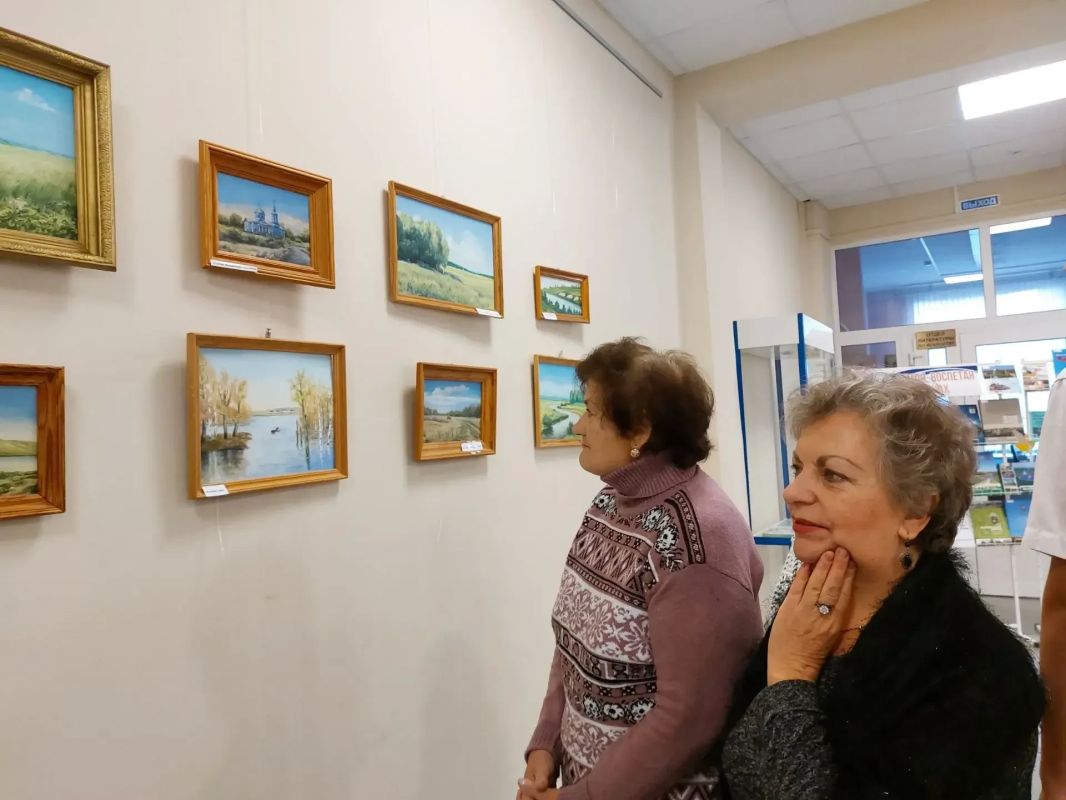 В Курске открылась выставка картин «Малая Родина» ветерана Игоря Антипенко В Курске открылась выставка картин «Малая Родина» ветерана Игоря Антипенко