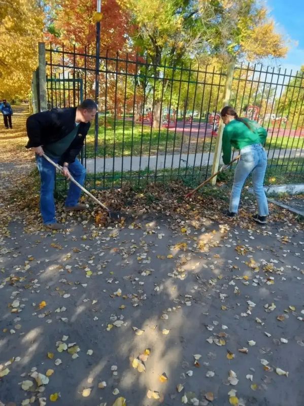 В Курске от мусора и листвы очистили два сквера и сад «Победы» В Курске от мусора и листвы очистили два сквера и сад «Победы»